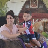 Pony rides were available for the youngsters.